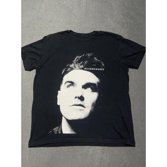 Morrissey The Smiths Silhouette Face‎ Rock Band T Shirt Sz L/XL  Yzk vintage - Picture 1 of 6